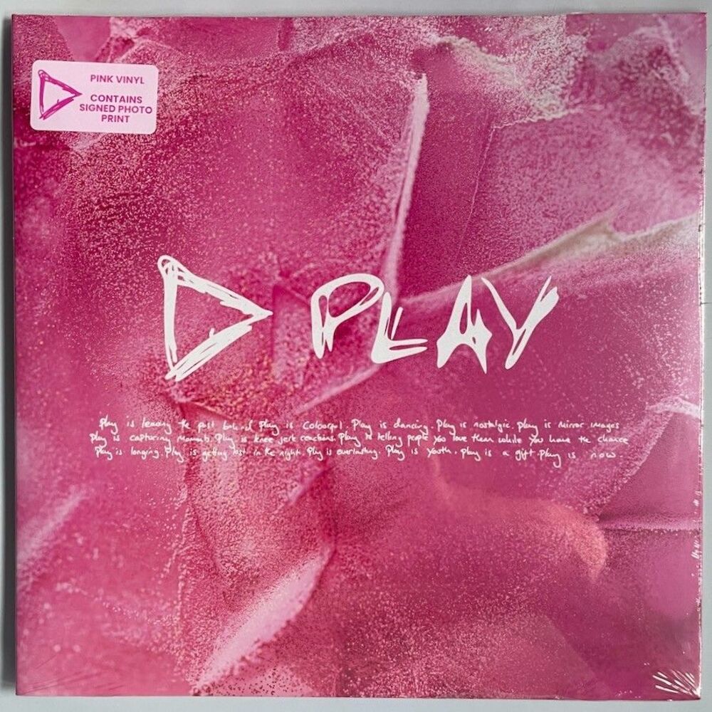 Ed Sheeran – Play – Limited Pink Vinyl Record, Signed Insert, Atlantic, 2025 Pop